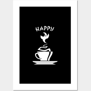 happy Halloween coffee gift Posters and Art